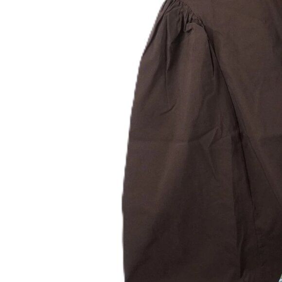 ASOS Design Square Neck Midi Sundress in Chocolate Brown - Picture 4 of 8